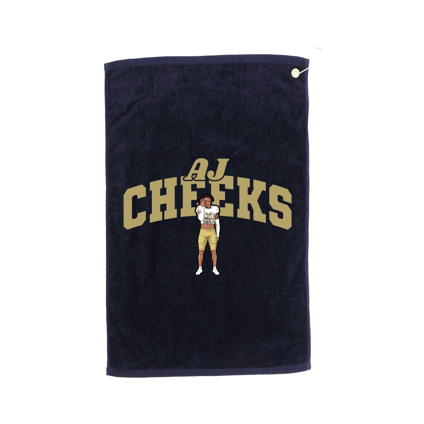 Golf Towel — Signature Arch in Navy