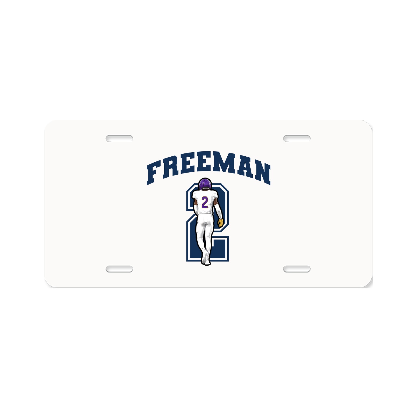 License Plate — Number in Classic