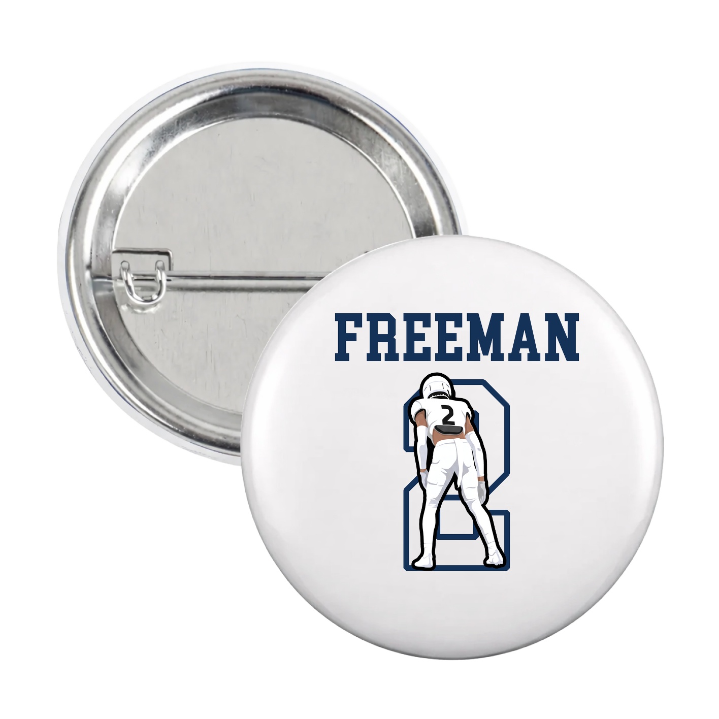 Game Day Button — Shirsey in White