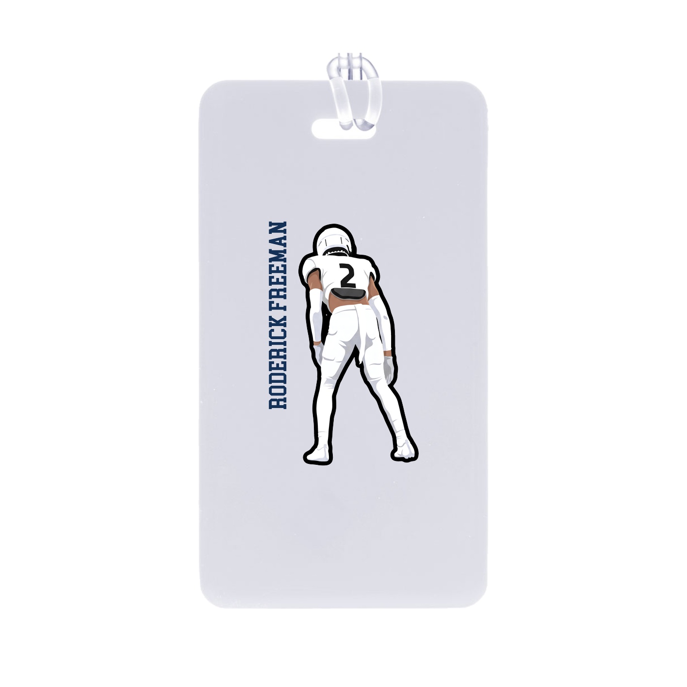 Bag Tag — Name Vertical in Classic