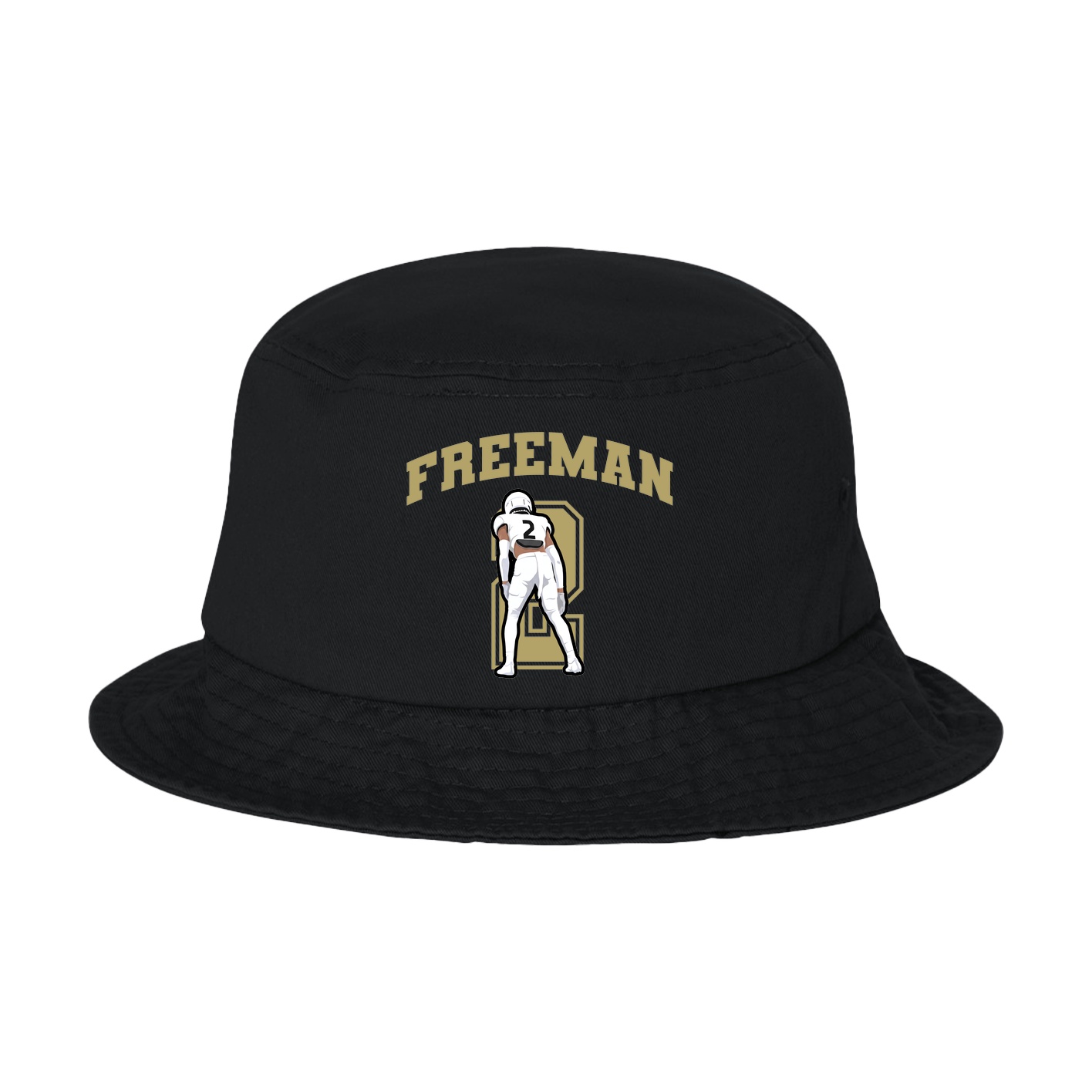Bucket Cap — Number in Black