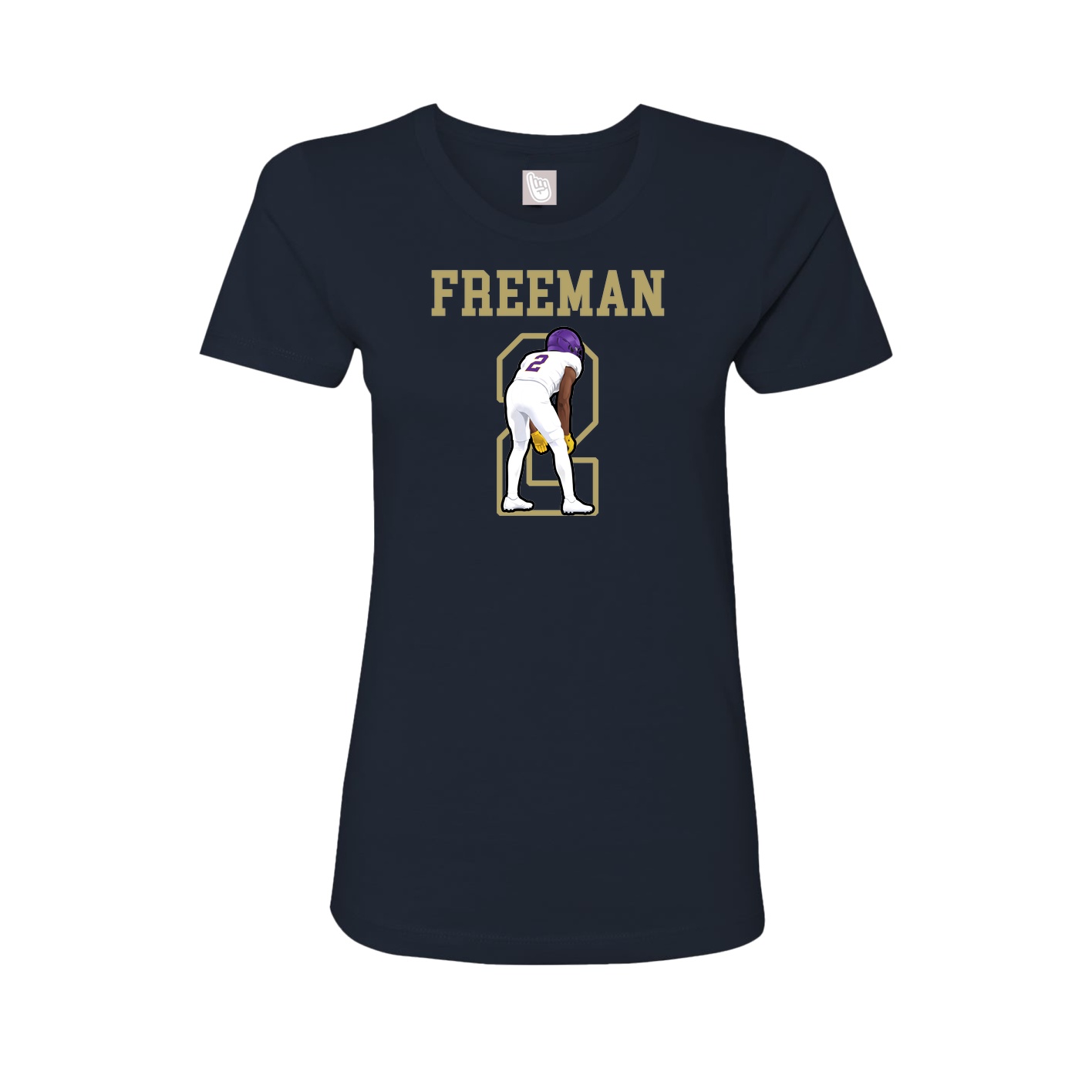 Fitted Women's Tee — Shirsey in Navy