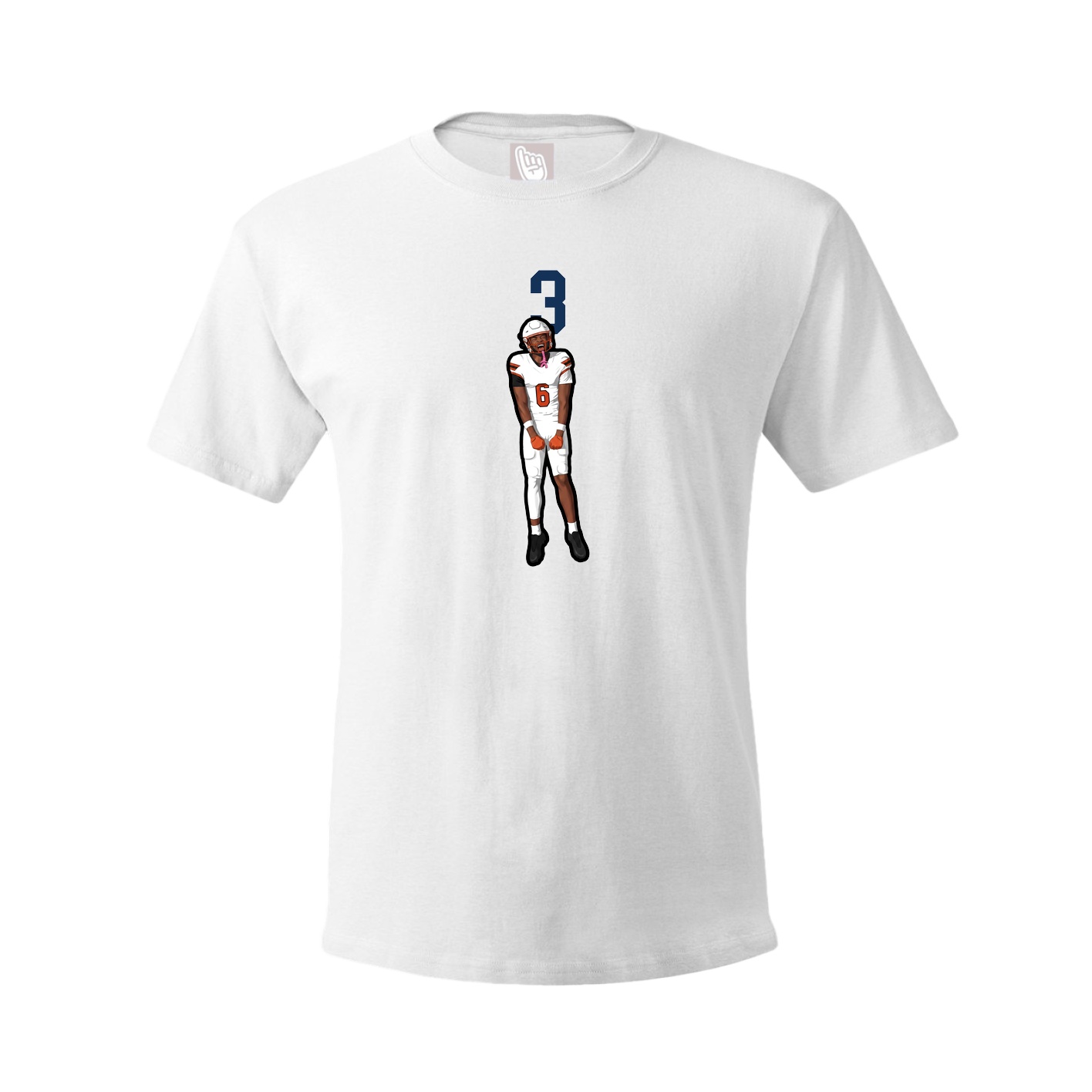 Tee — Number Top in White