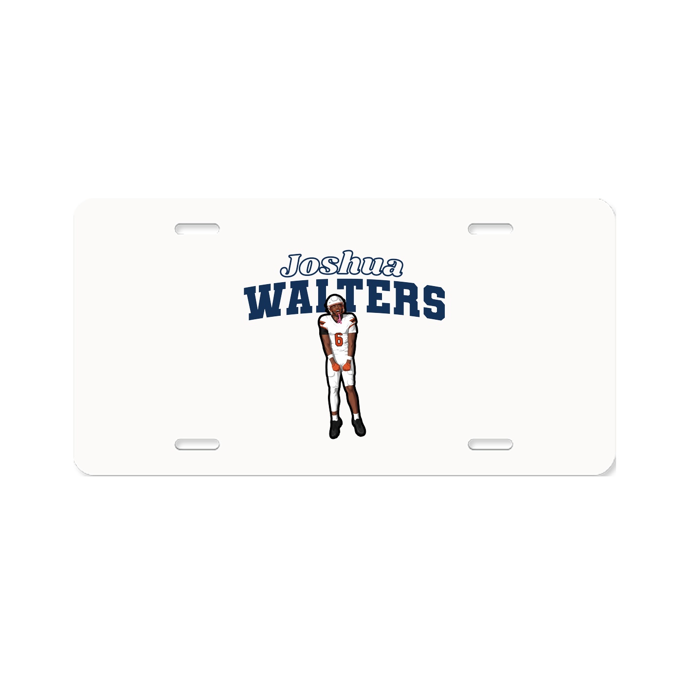 License Plate — Name Arch in Classic
