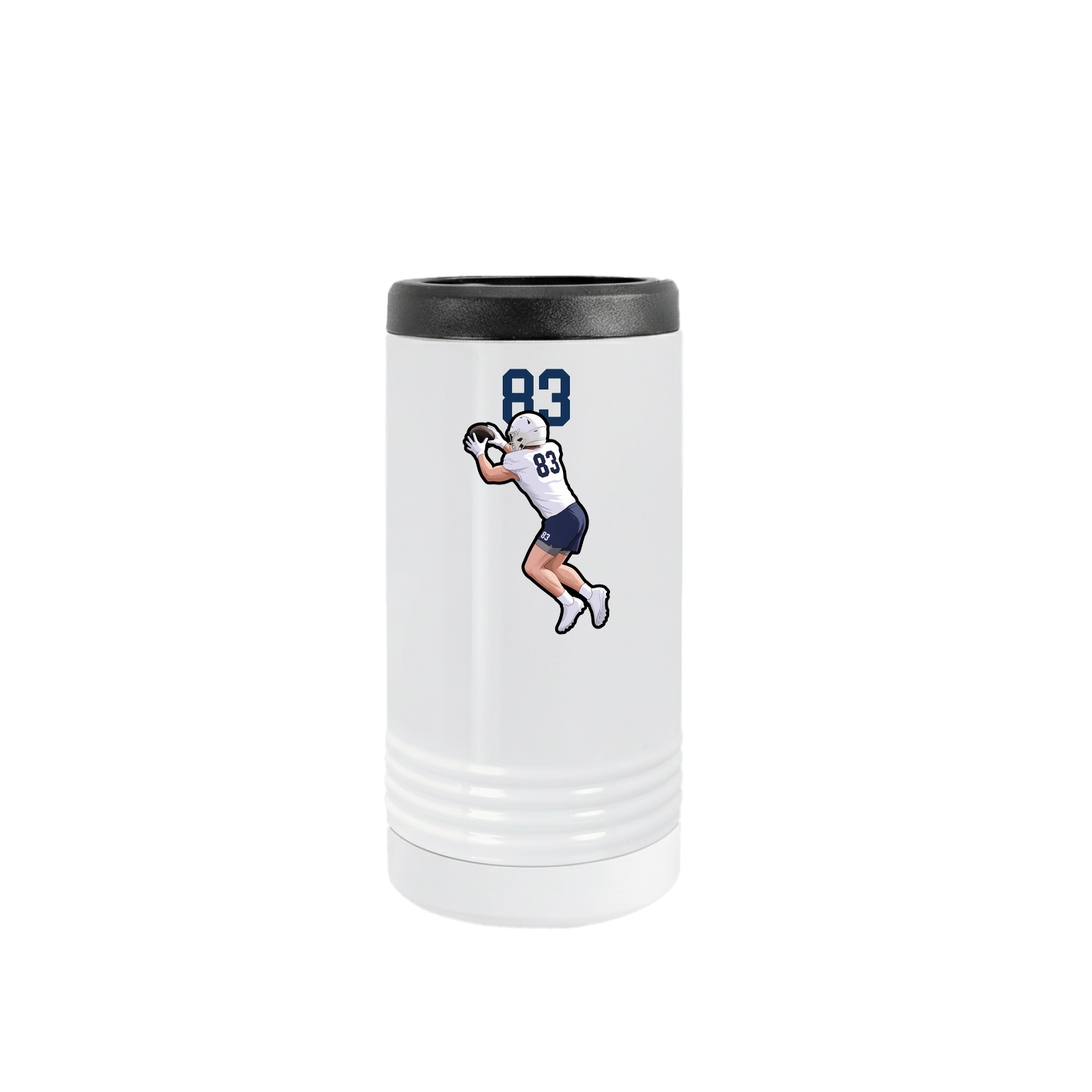 Slim Beverage Holder — Number Top in White