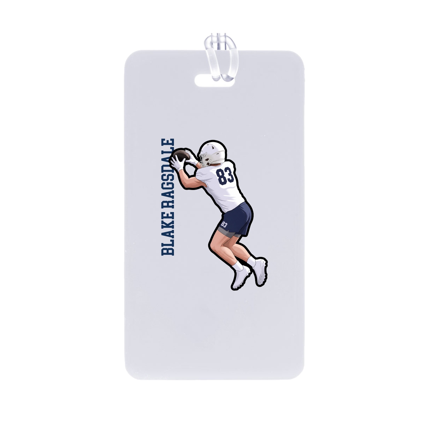 Bag Tag — Name Vertical in Classic