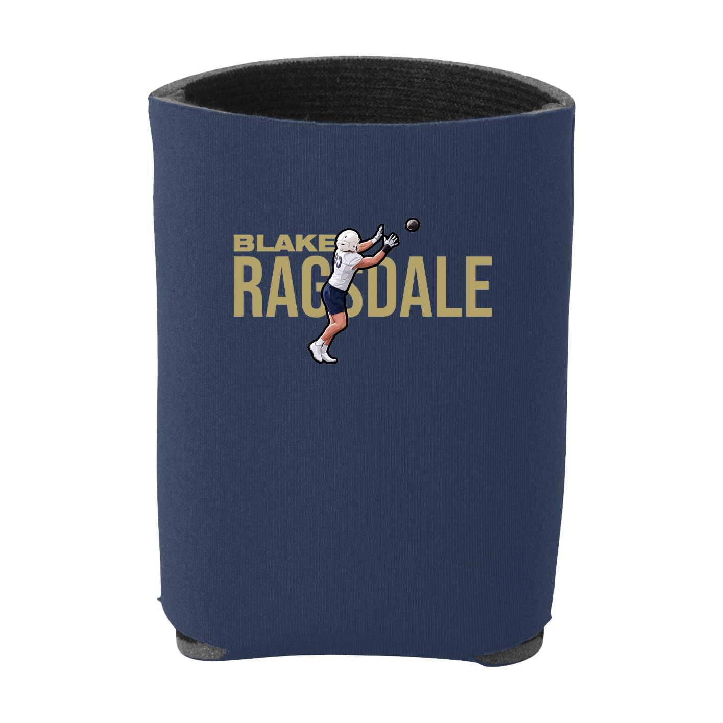 Can Holder — Player Name in Navy
