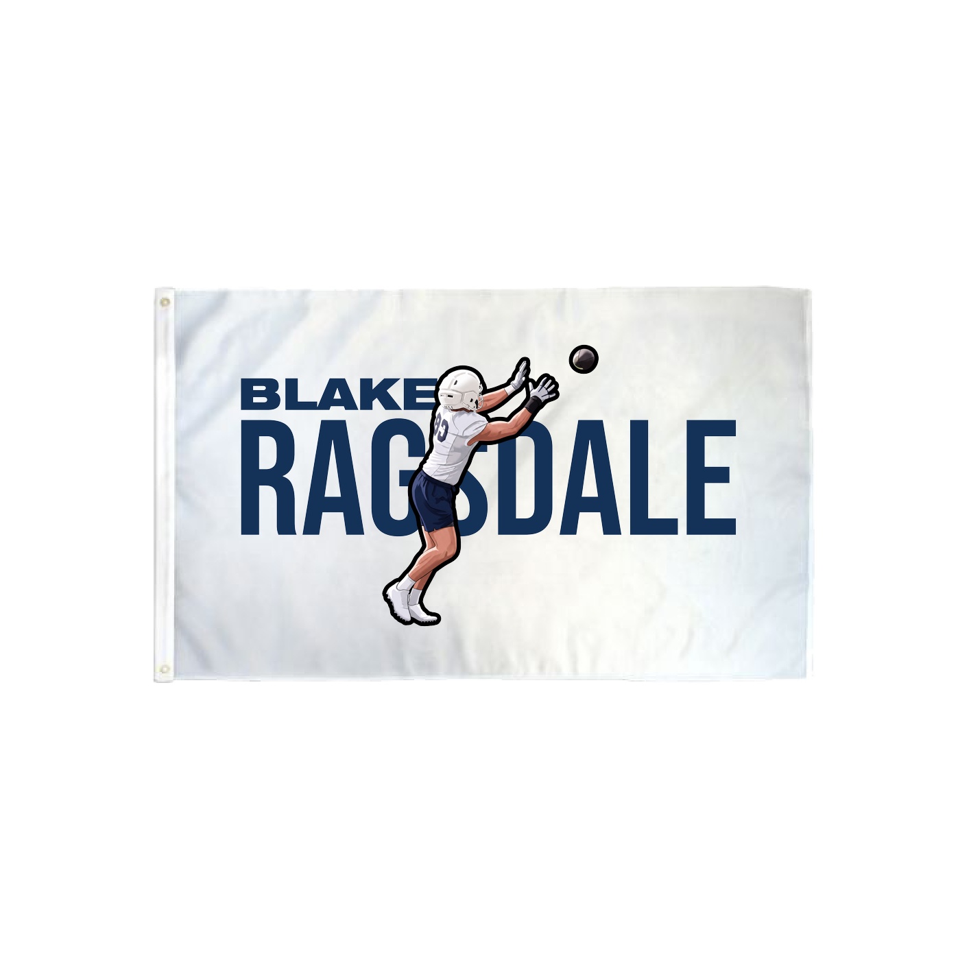 3x5 Flag — Player Name in Classic