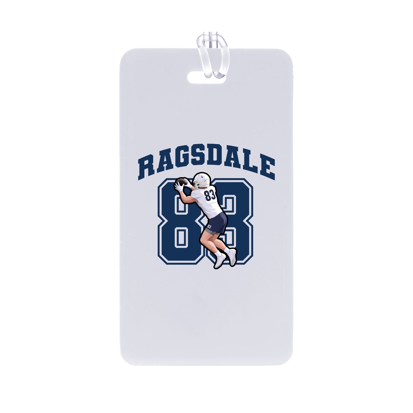 Bag Tag — Number in Classic
