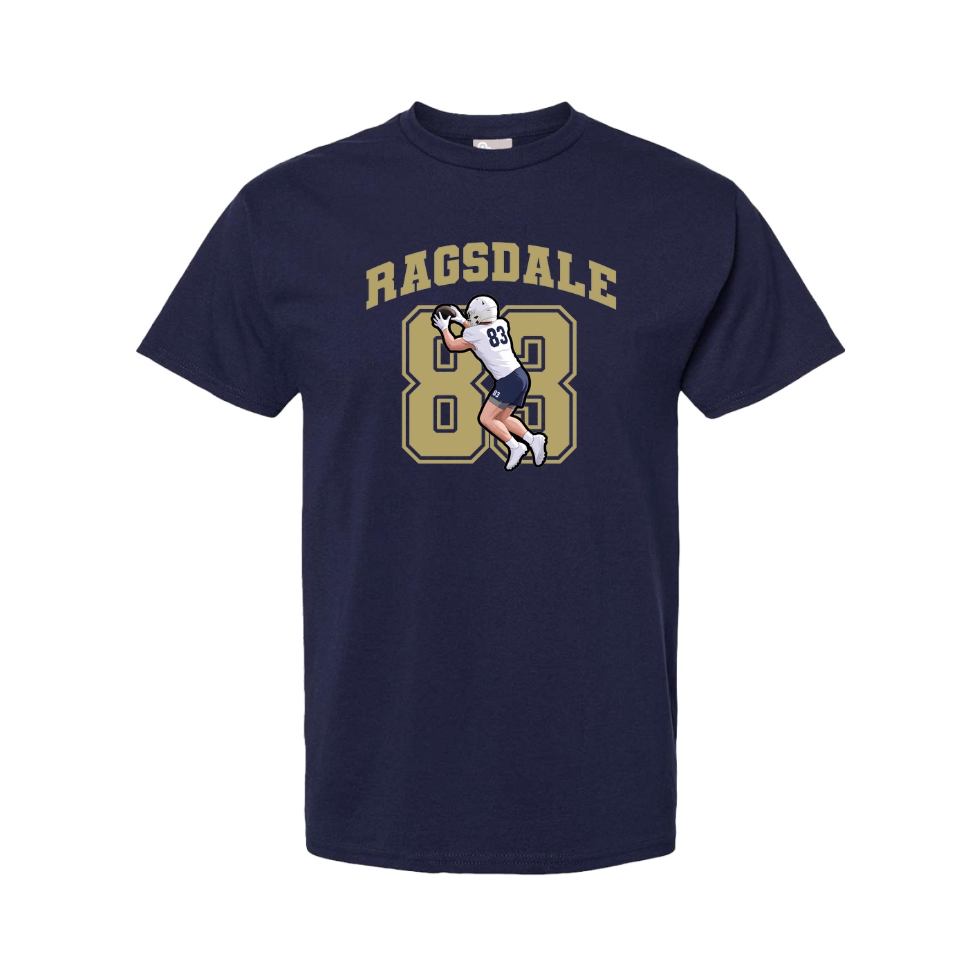 Tee — Number in Navy