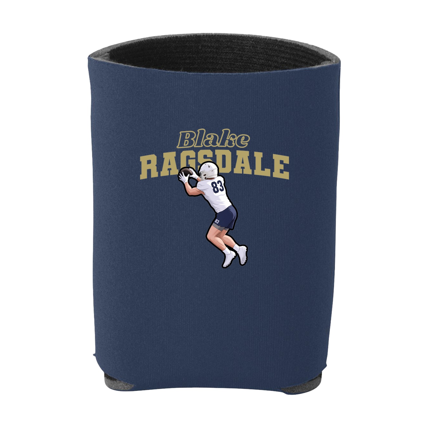 Can Holder — Name Arch in Navy