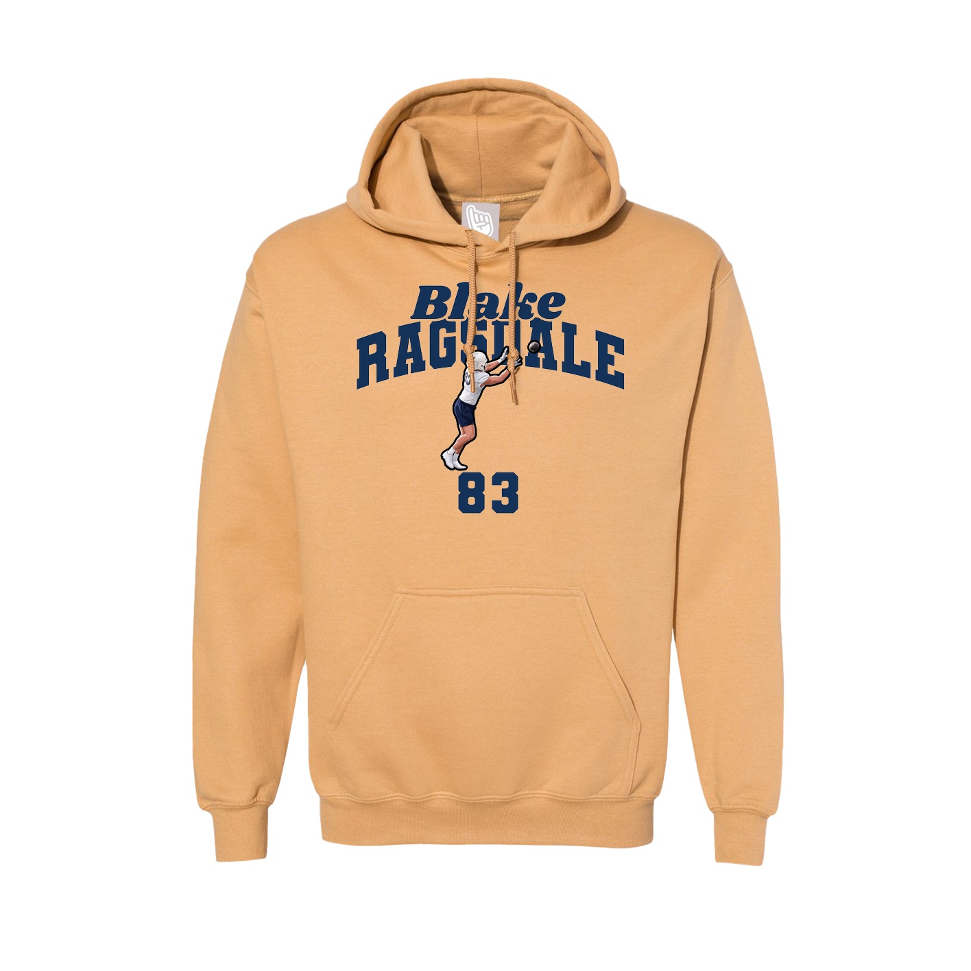 Hoodie — Signature Arch in Vegas Gold