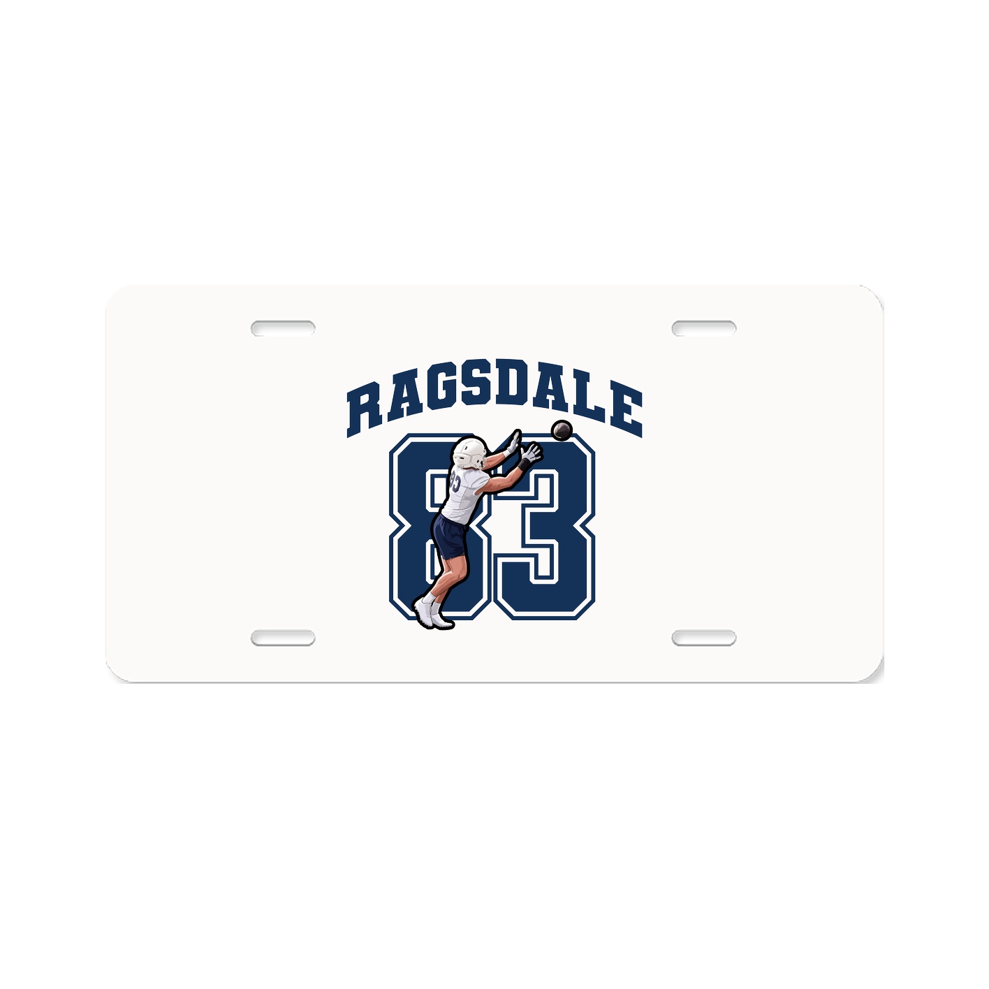 License Plate — Number in Classic