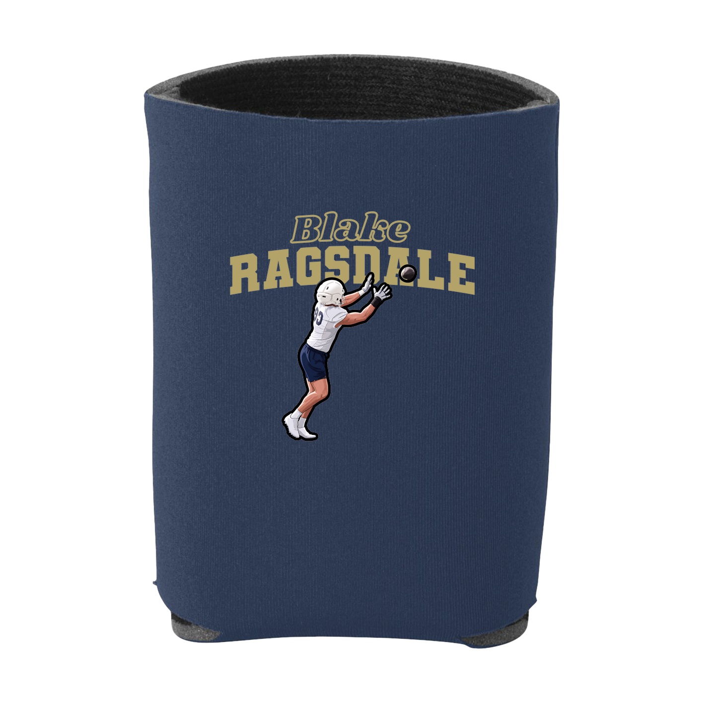 Can Holder — Name Arch in Navy