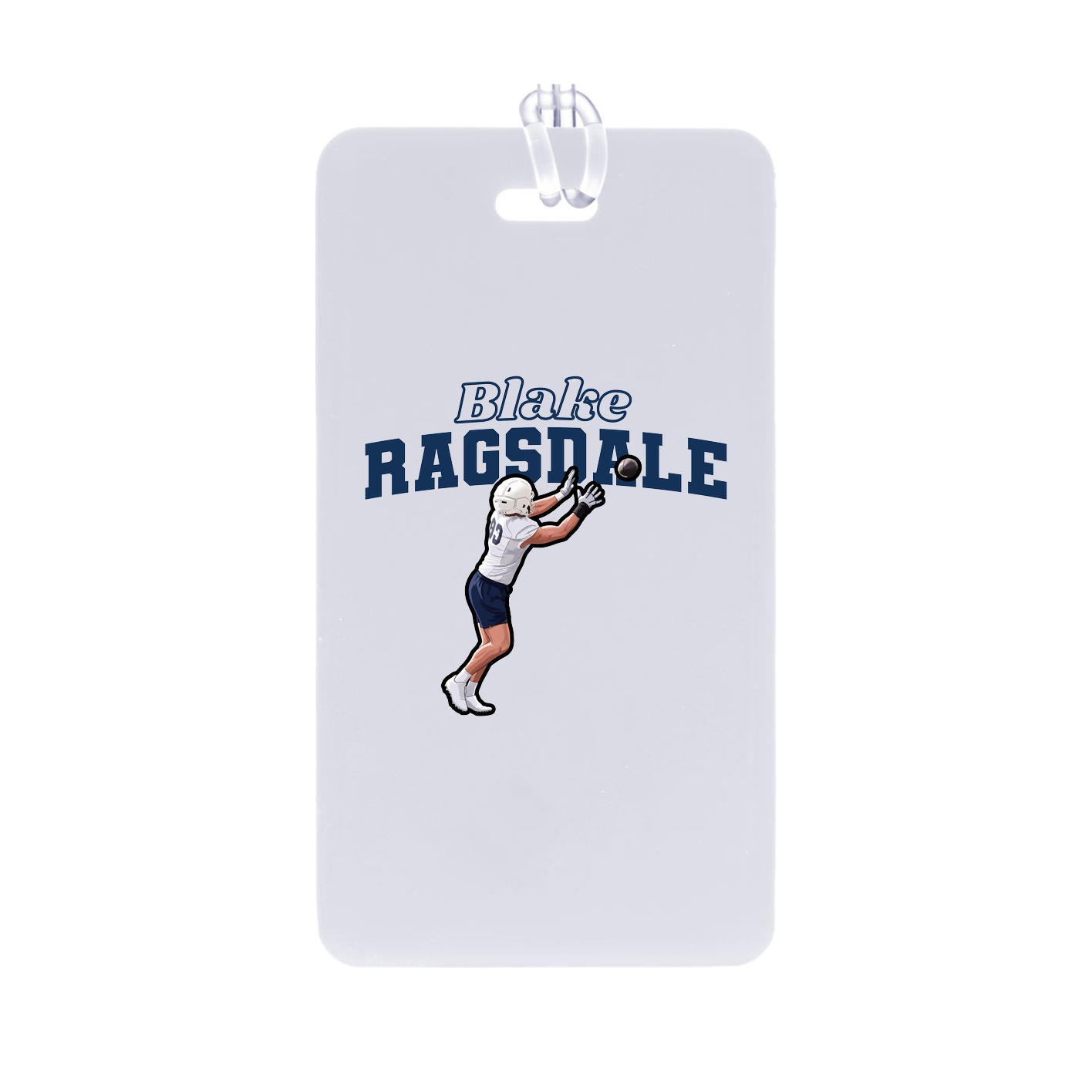 Bag Tag — Name Arch in Classic