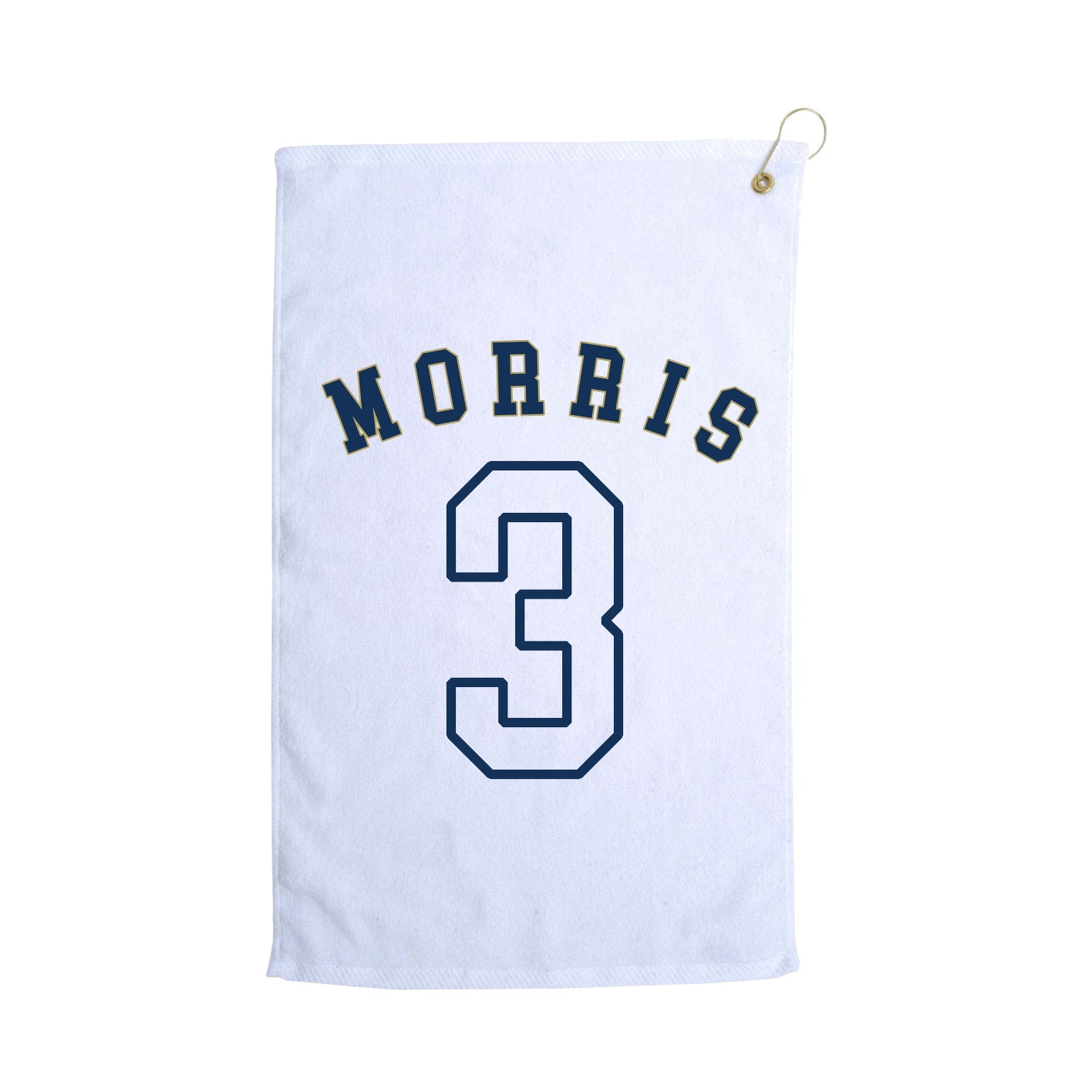 Golf Towel — Shirsey Arch in White