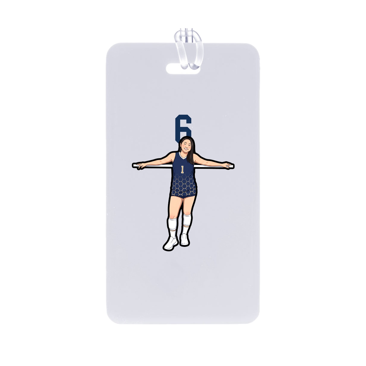 Bag Tag — Number Top in Classic
