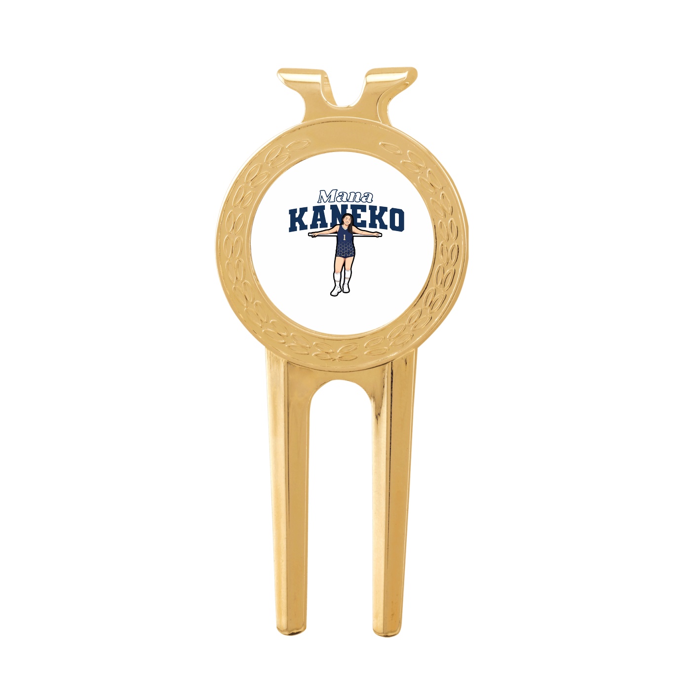 Divot Tool with Ball Marker — Name Arch in Classic