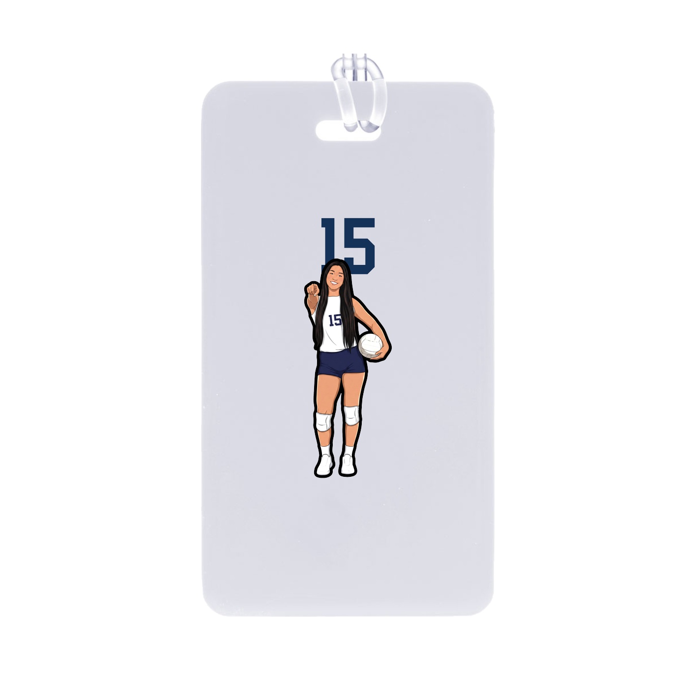 Bag Tag — Number Top in Classic