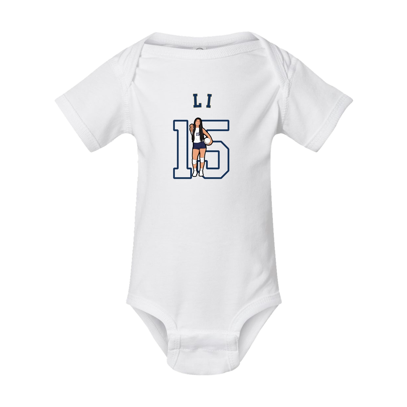 Baby Onesie — Shirsey Arch in White