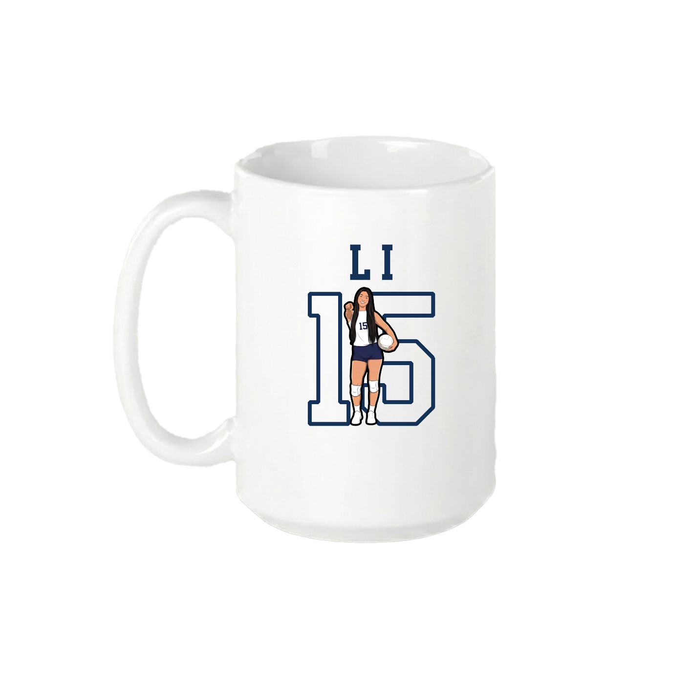 15oz Coffee Mug — Shirsey in White