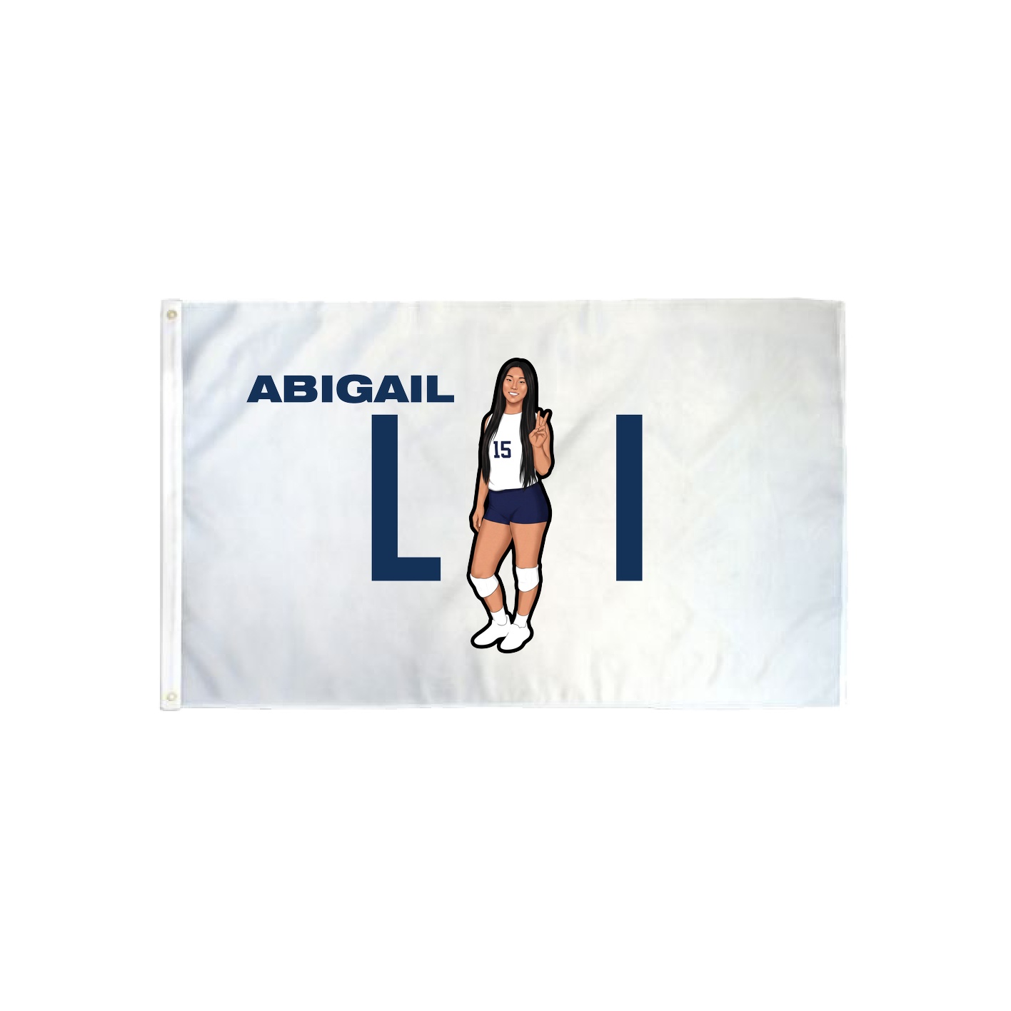 3x5 Flag — Player Name in Classic