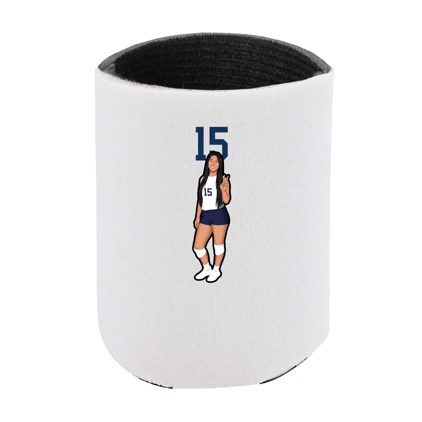 Can Holder — Number Top in White