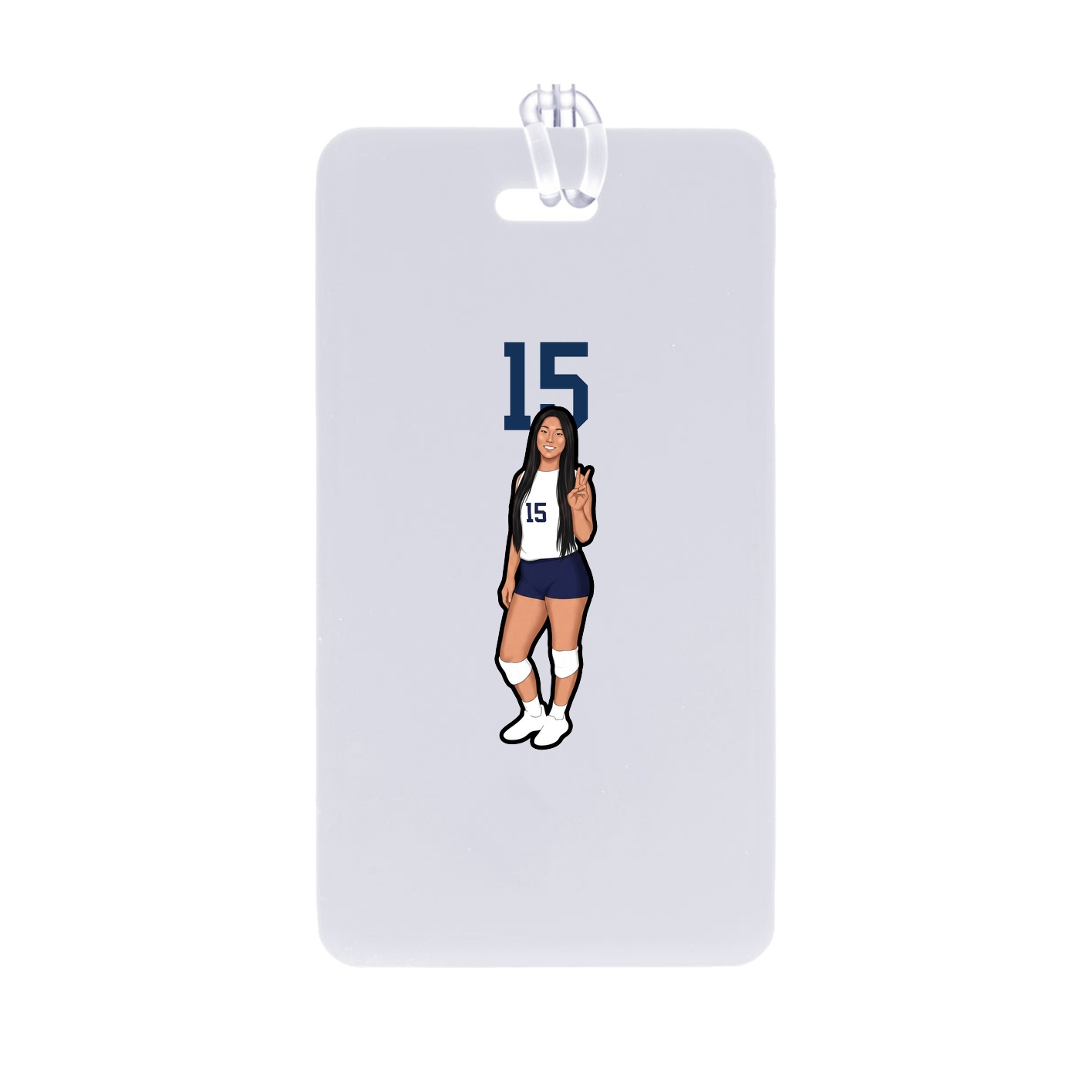 Bag Tag — Number Top in Classic