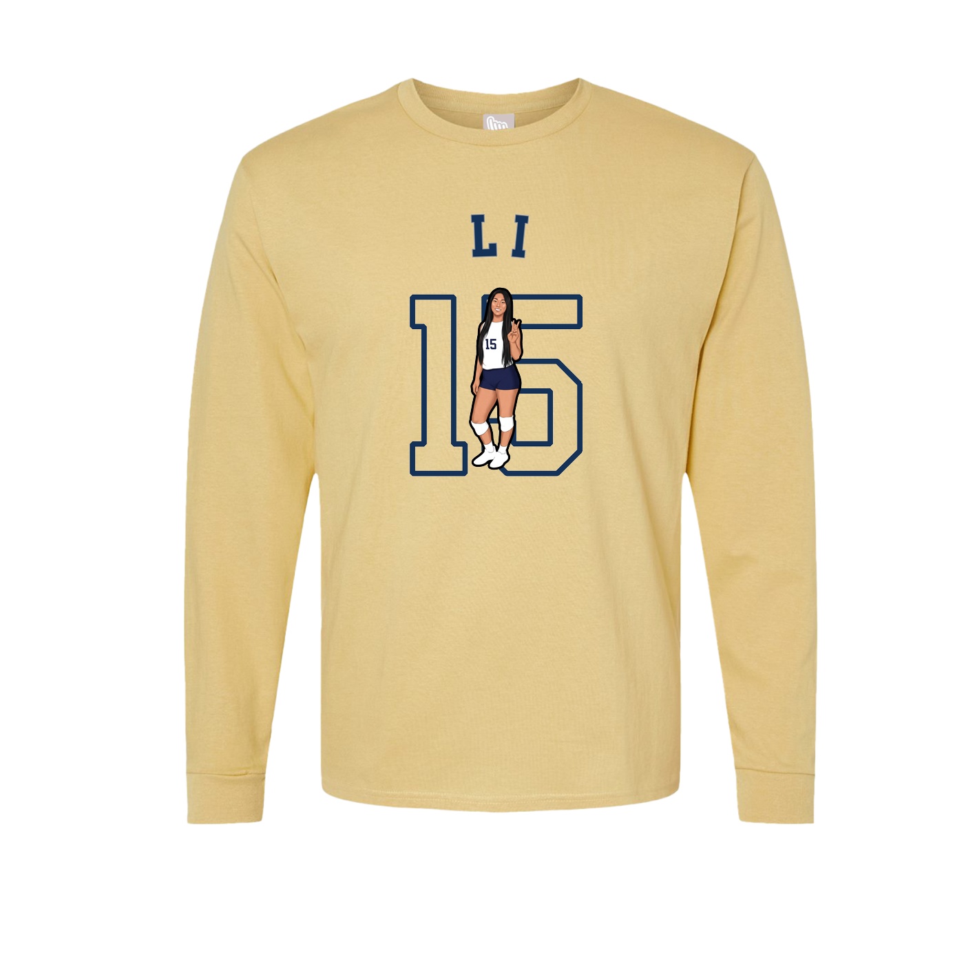Long Sleeve Tee — Shirsey Arch in Vegas Gold