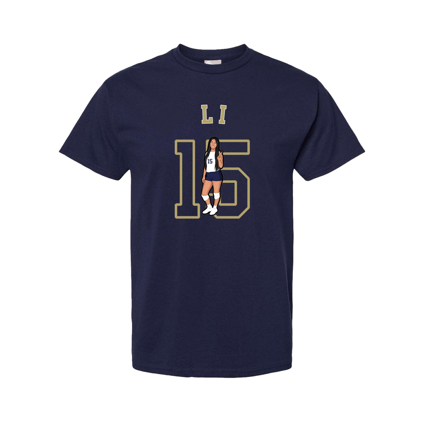 Youth Tee — Shirsey Arch in Navy