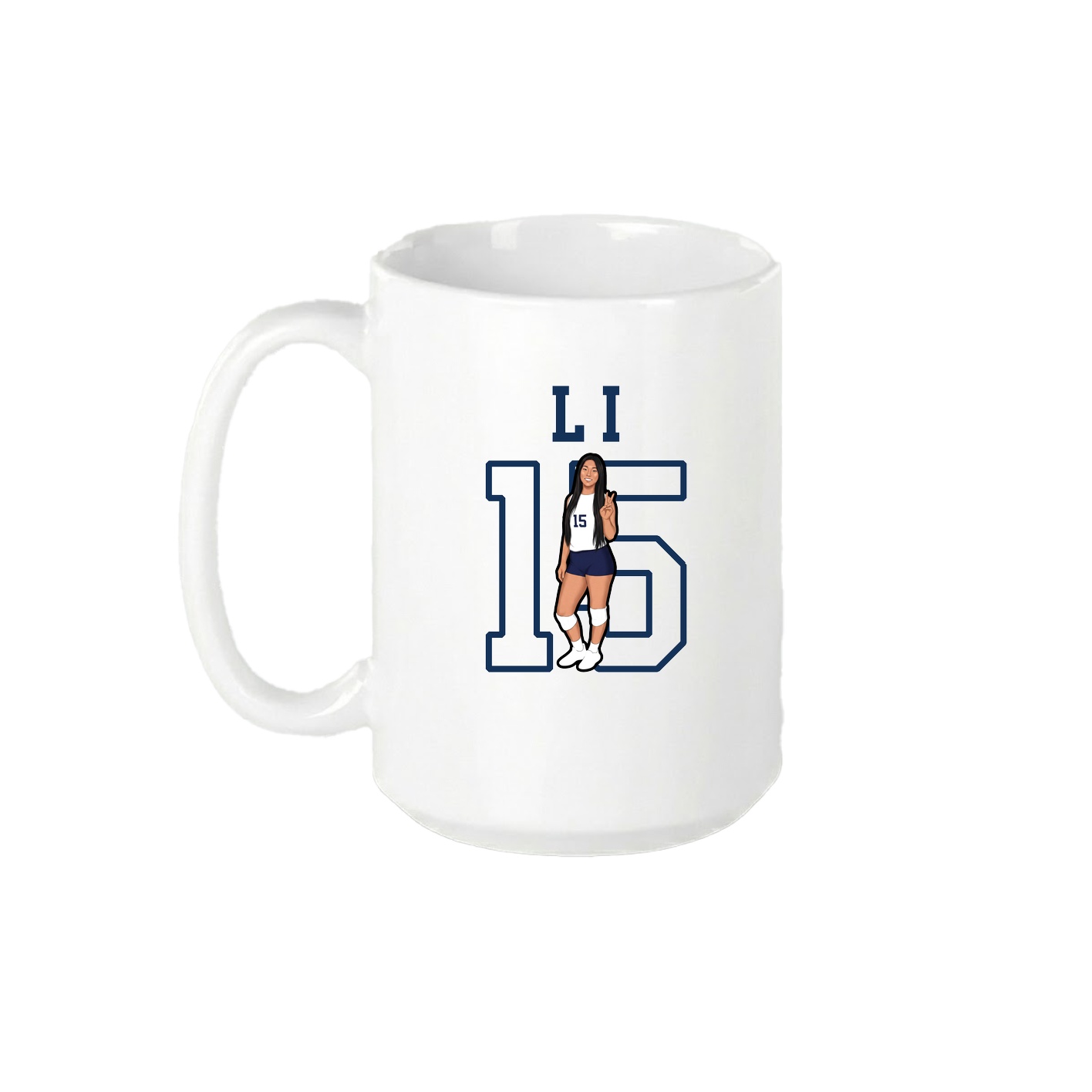 15oz Coffee Mug — Shirsey in White