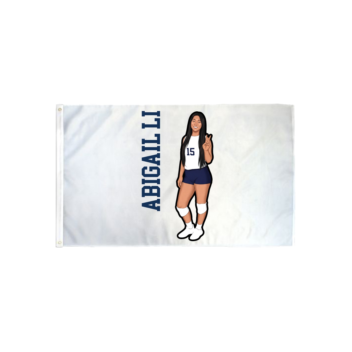 3x5 Flag — Name Vertical in Classic
