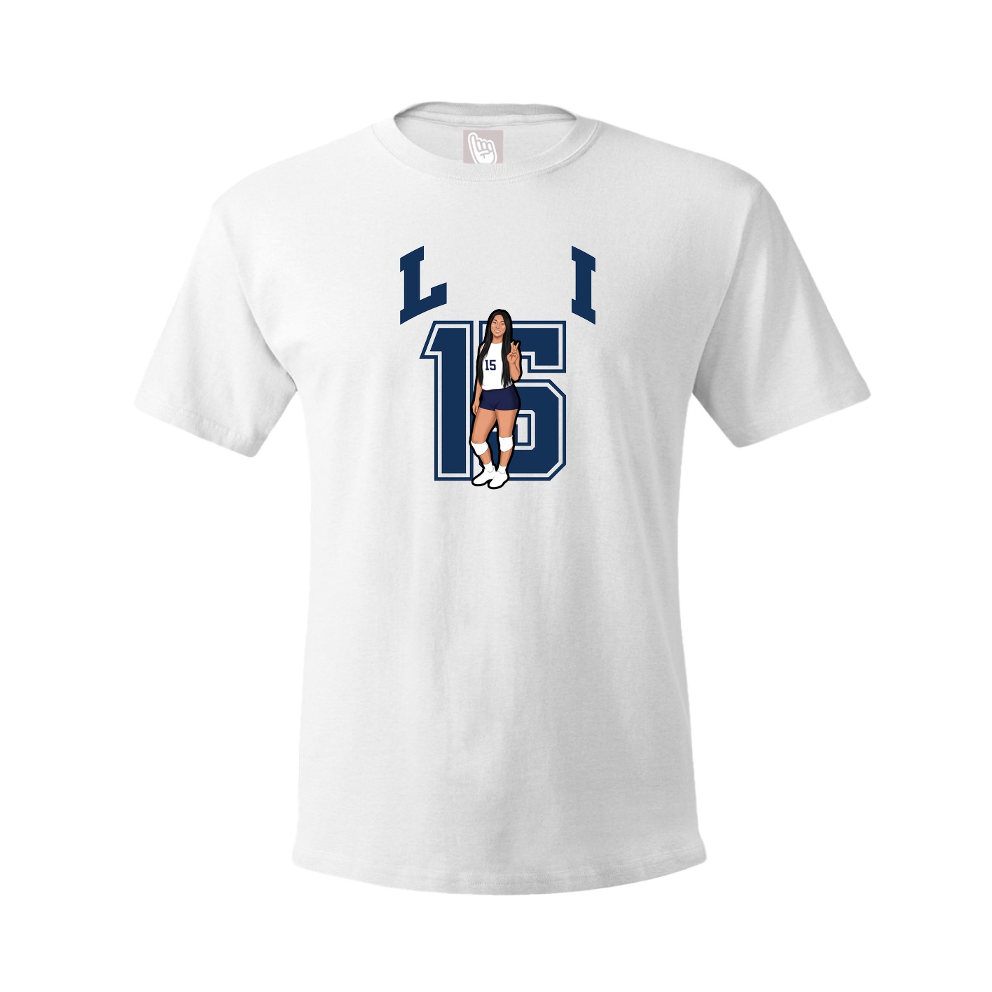 Tee — Number in White