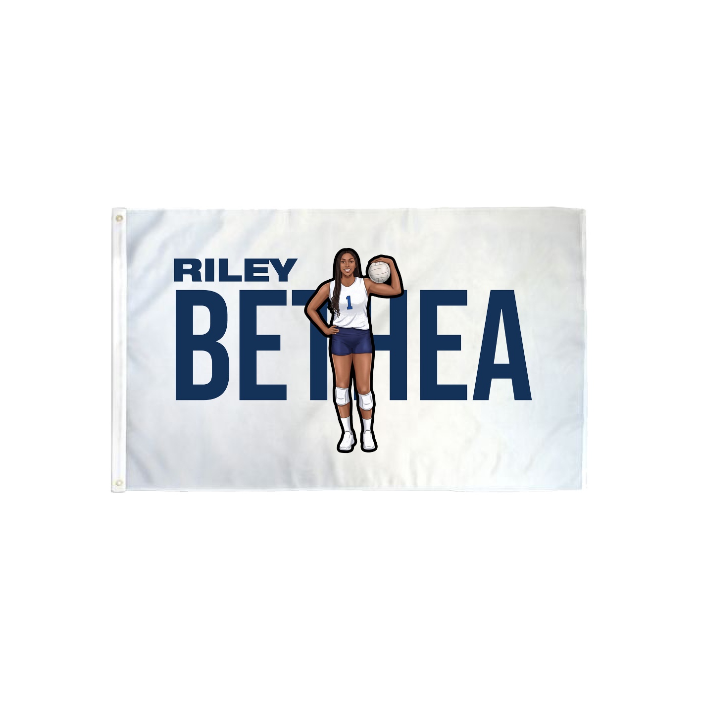 3x5 Flag — Player Name in Classic
