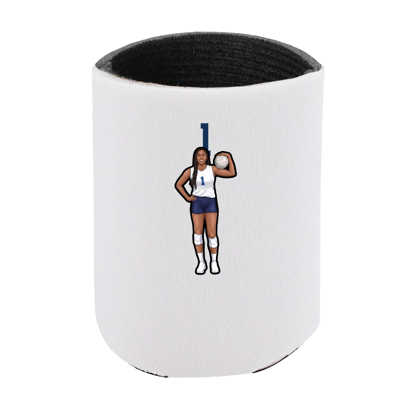 Can Holder — Number Top in White