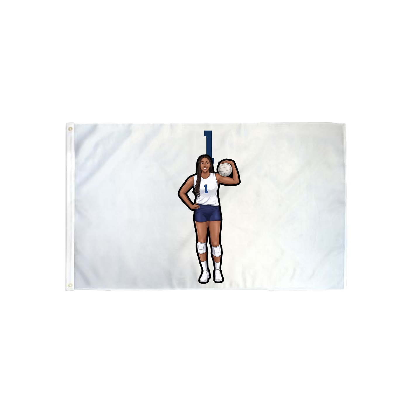 3x5 Flag — Number Top in Classic