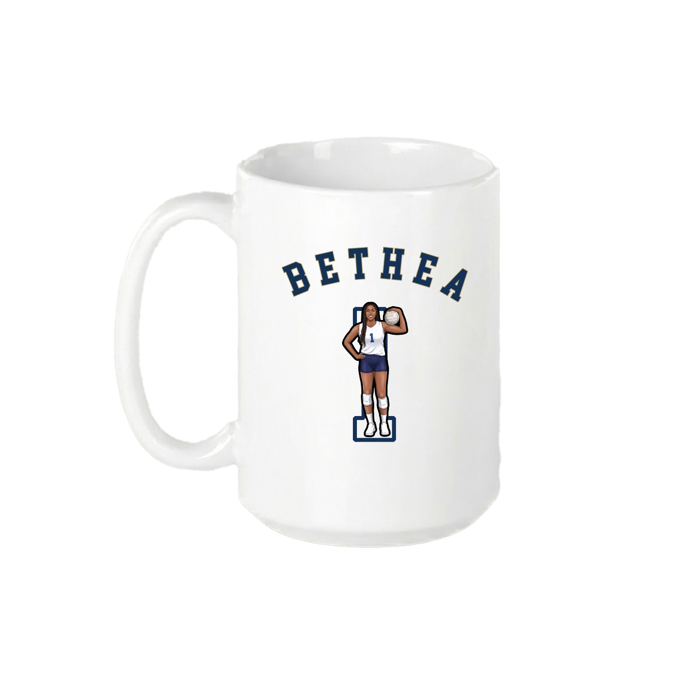15oz Coffee Mug — Shirsey Arch in White