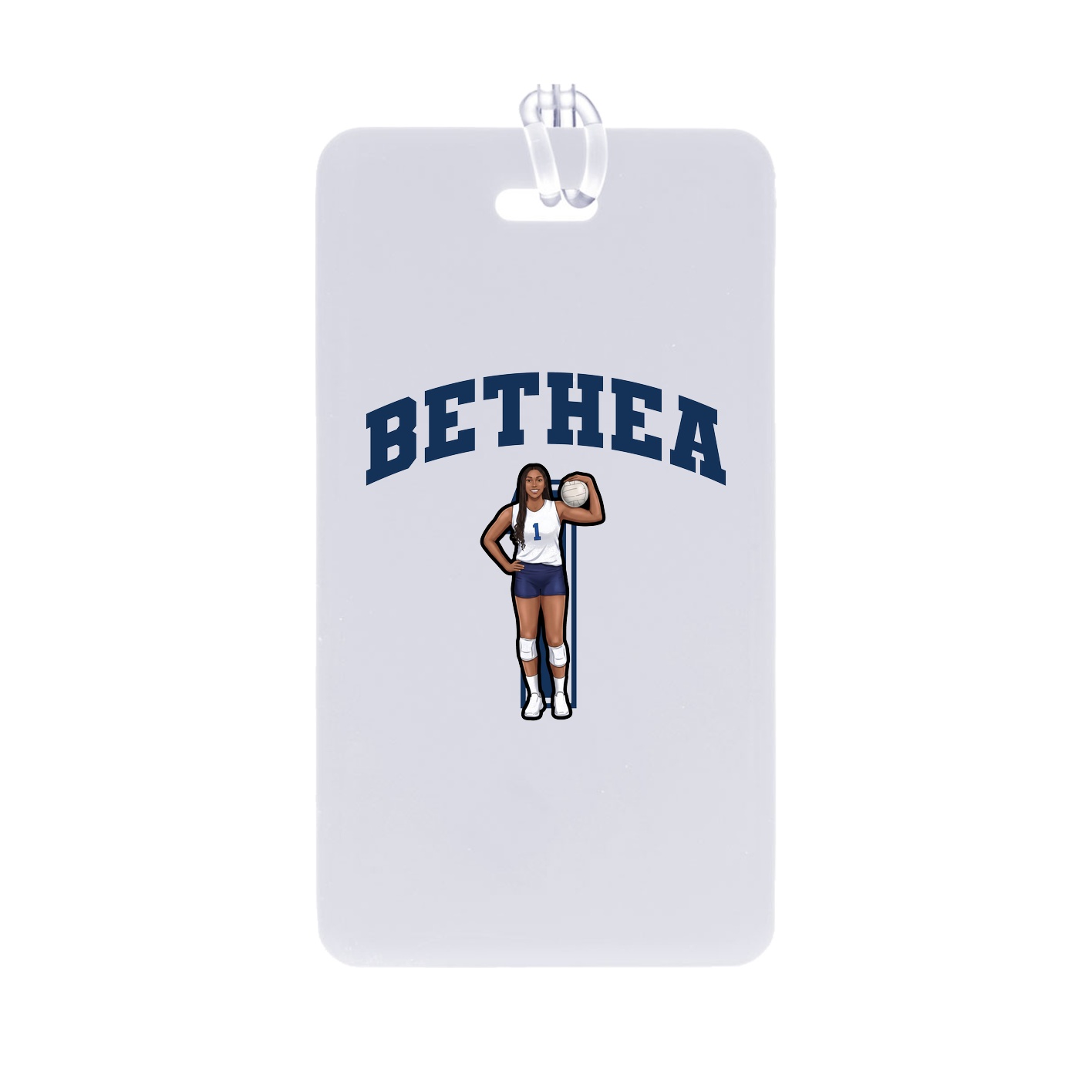 Bag Tag — Number in Classic