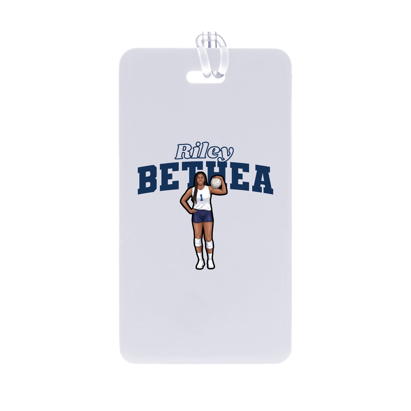 Bag Tag — Name Arch in Classic