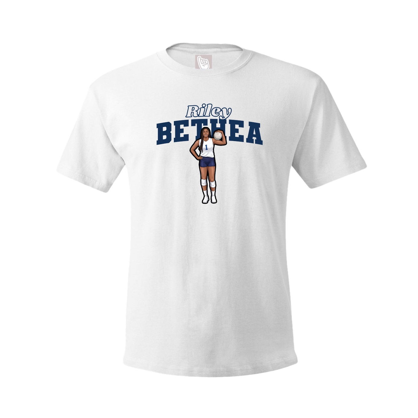 Tee — Name Arch in White