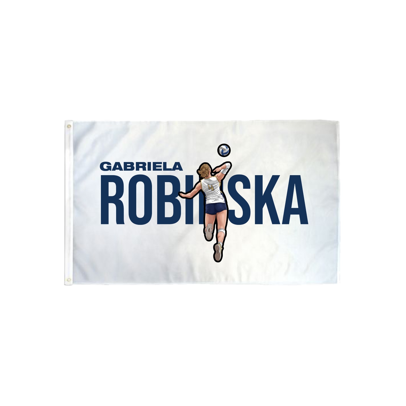 3x5 Flag — Player Name in Classic