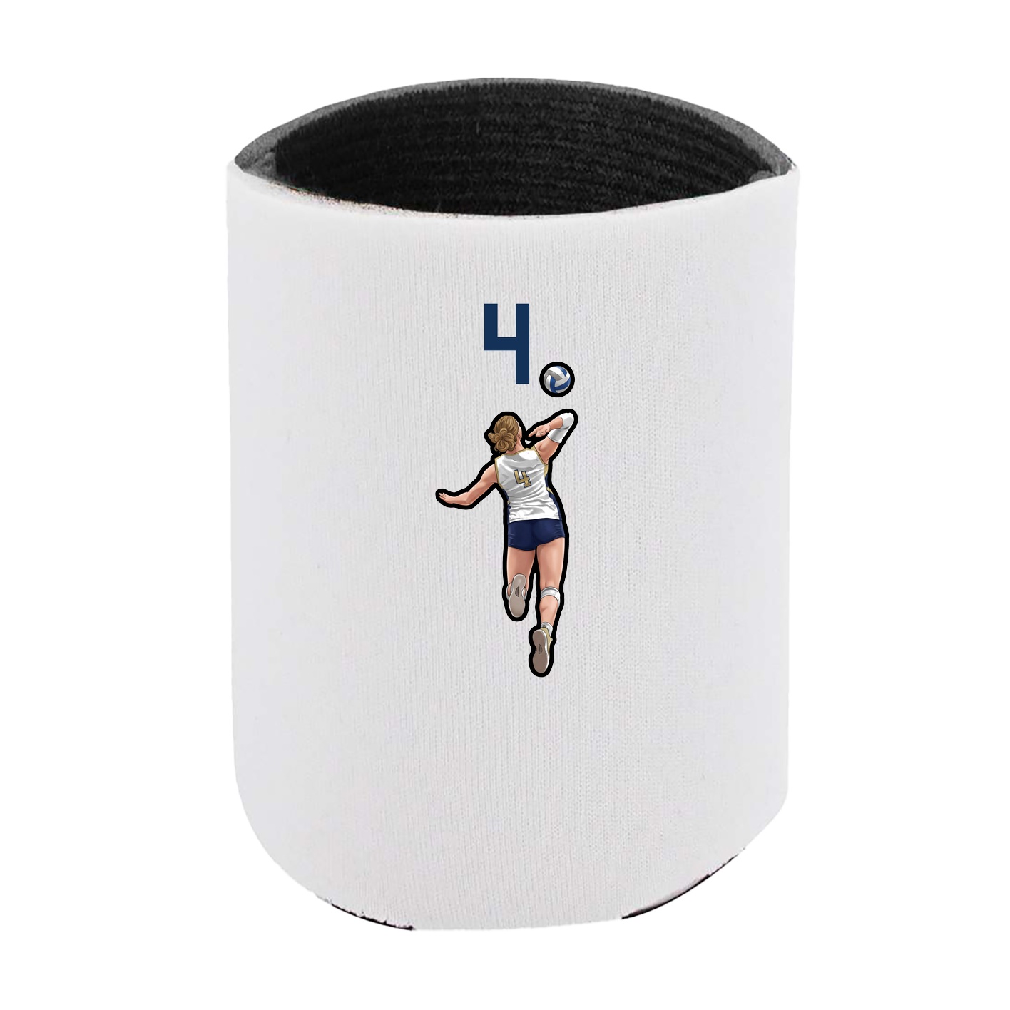 Can Holder — Number Top in White