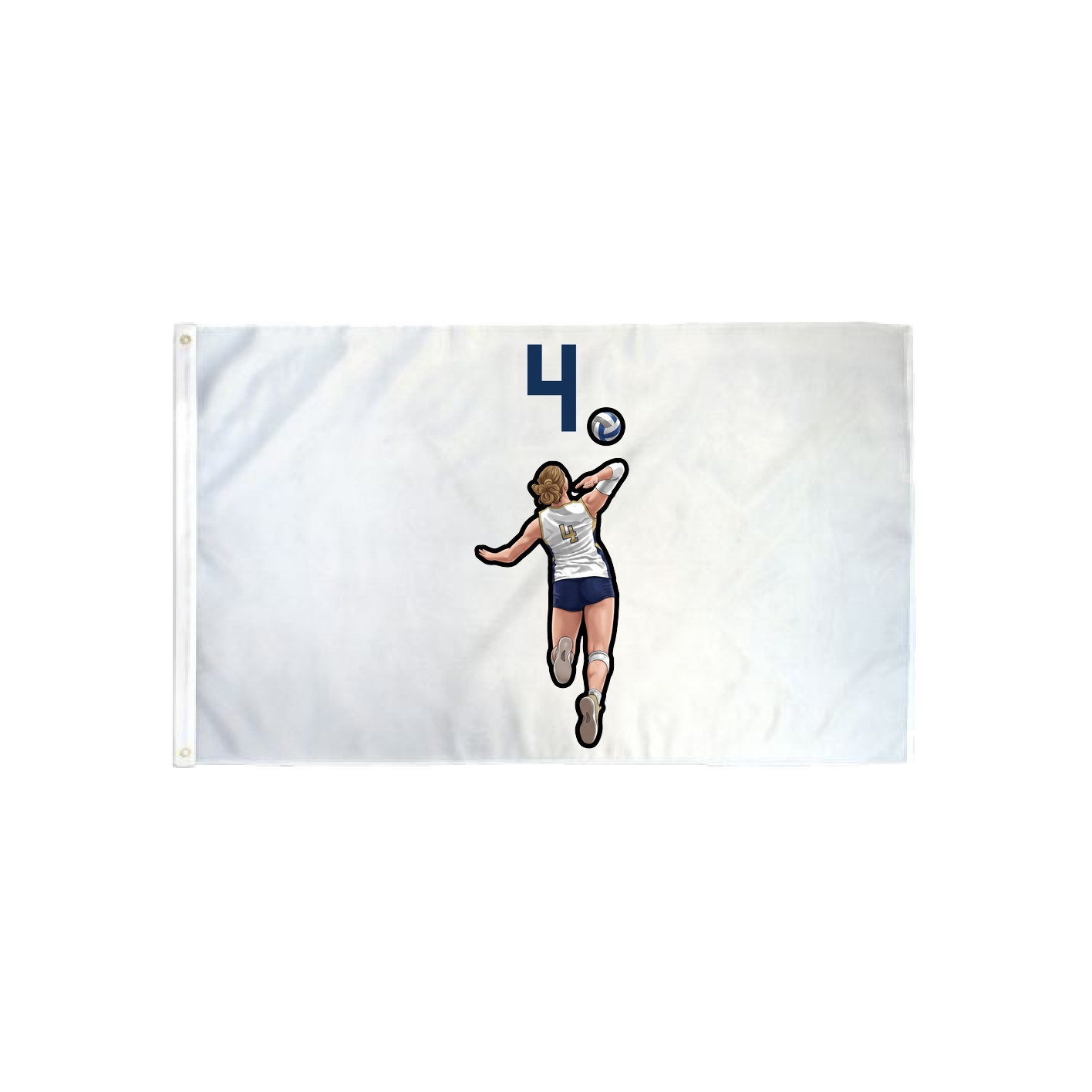 3x5 Flag — Number Top in Classic