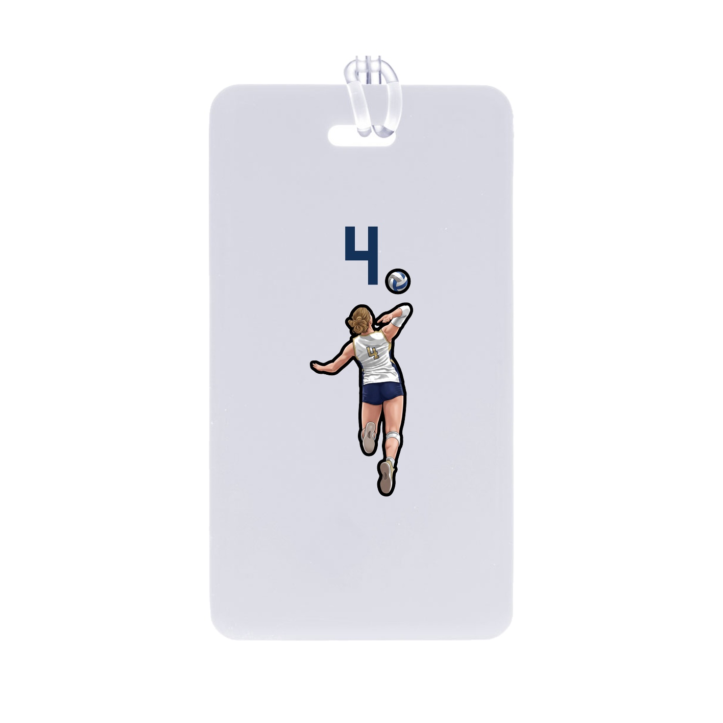 Bag Tag — Number Top in Classic
