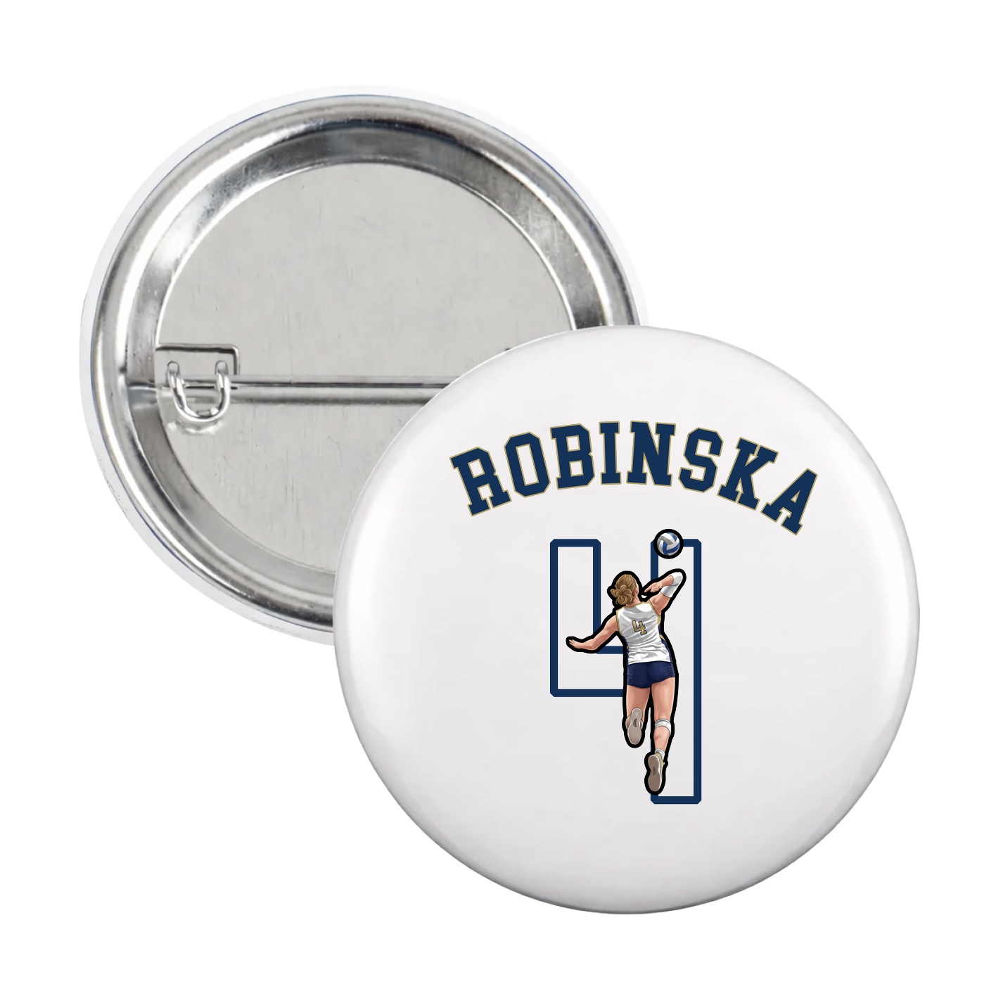 Game Day Button — Shirsey Arch in White