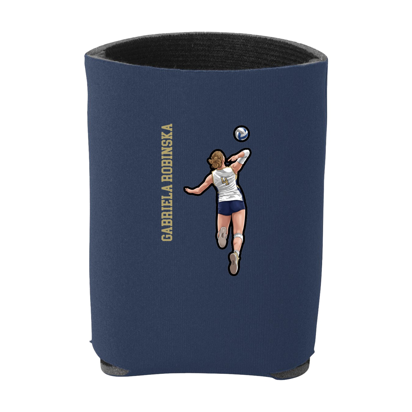 Can Holder — Name Vertical in Navy