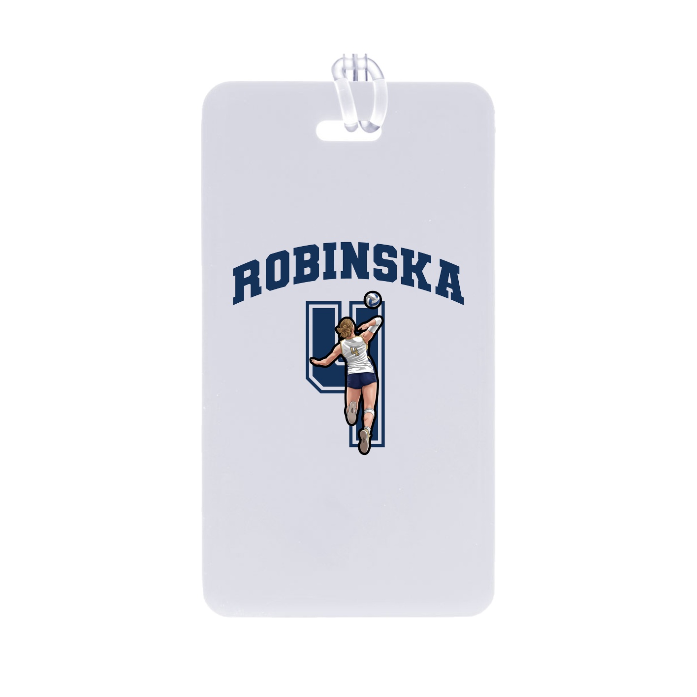 Bag Tag — Number in Classic
