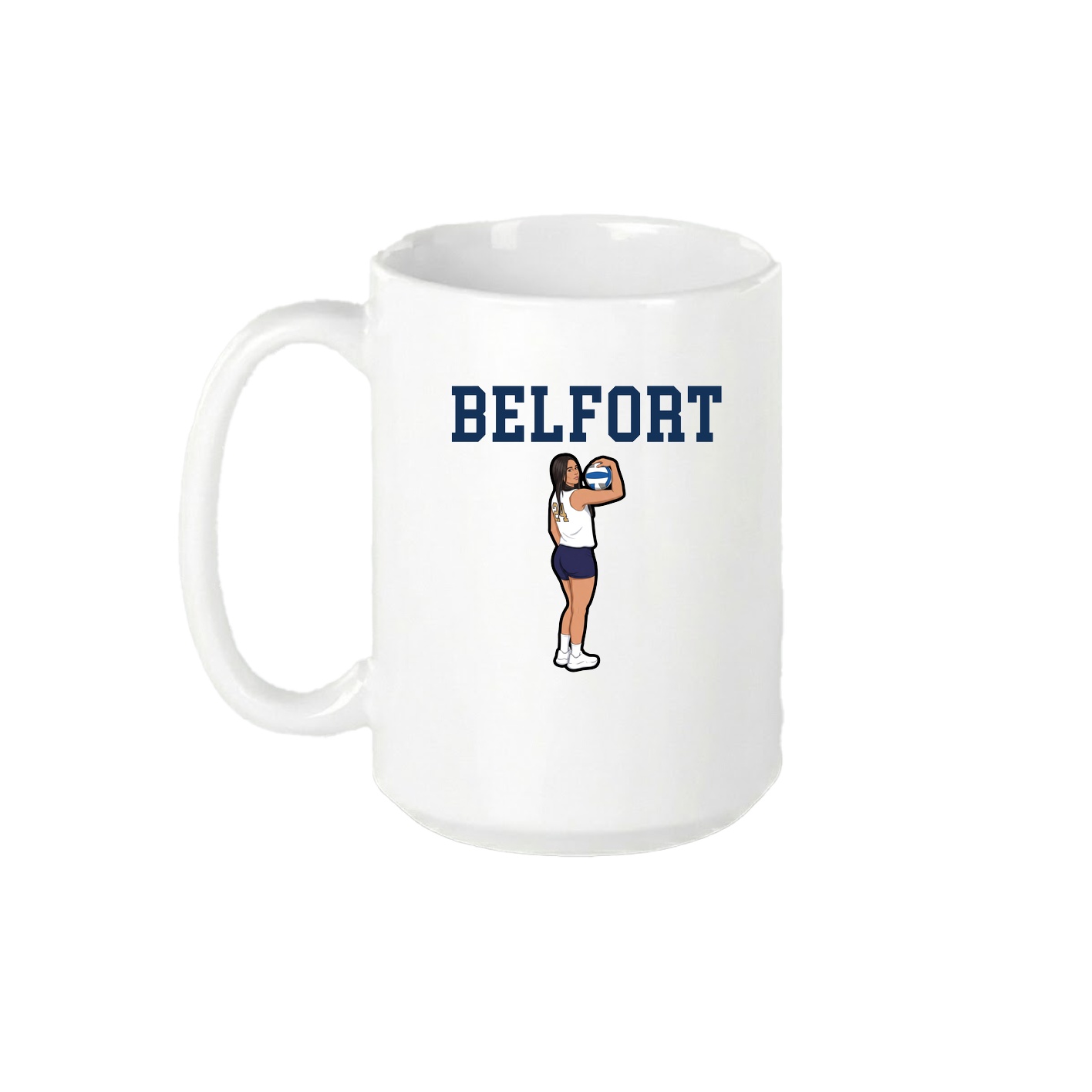 15oz Coffee Mug — Shirsey in White