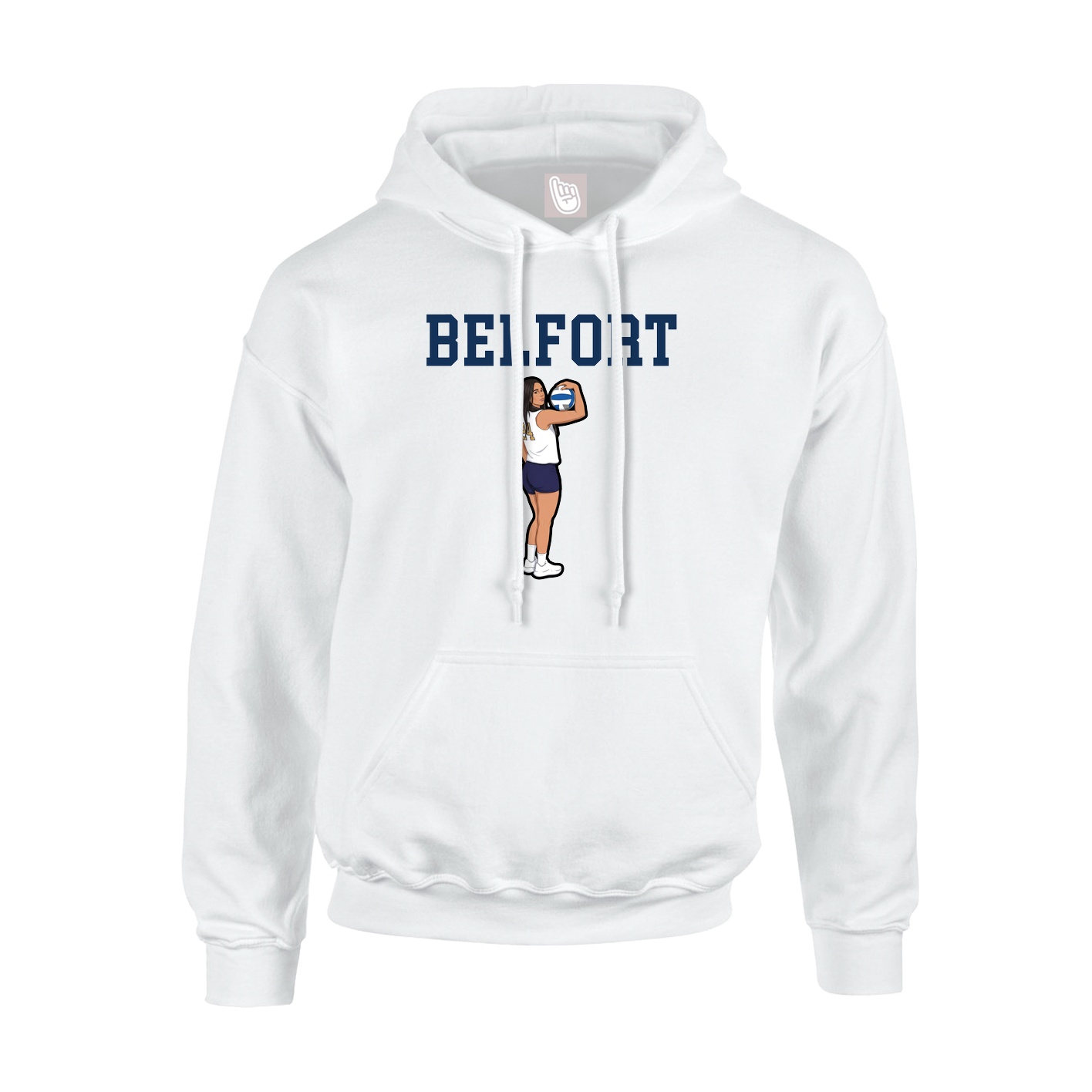 Youth Hoodie — Shirsey in White