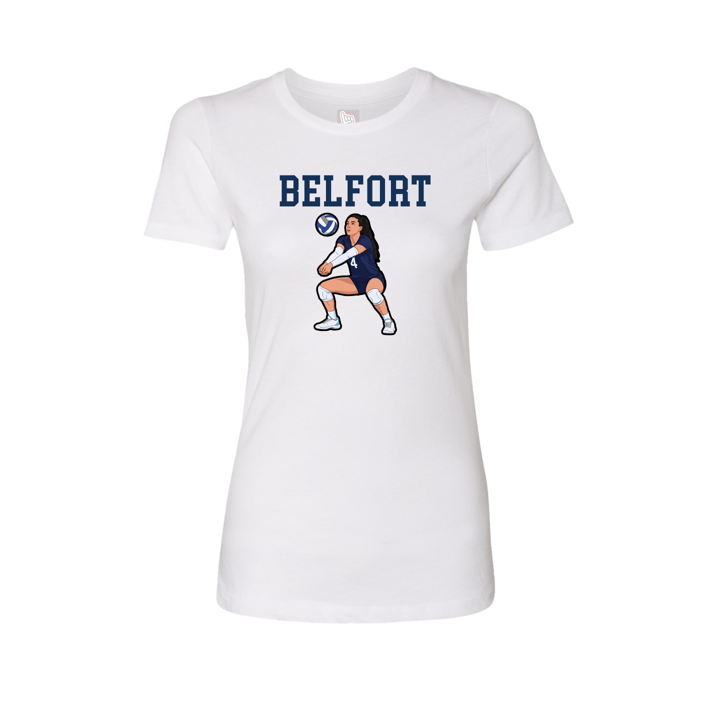 Fitted Women's Tee — Shirsey in White
